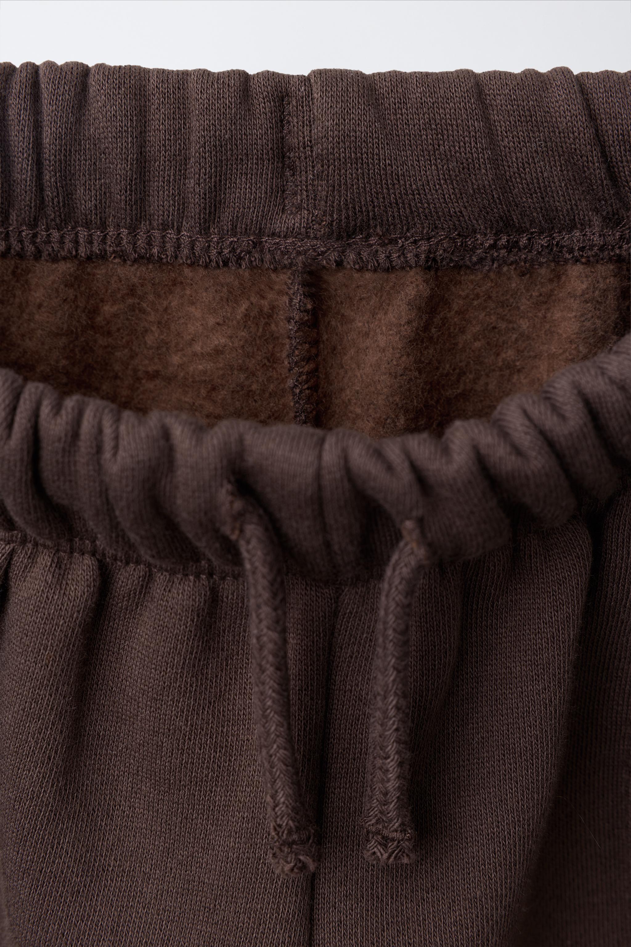 FLEECE-LINED BALLOON PANTS